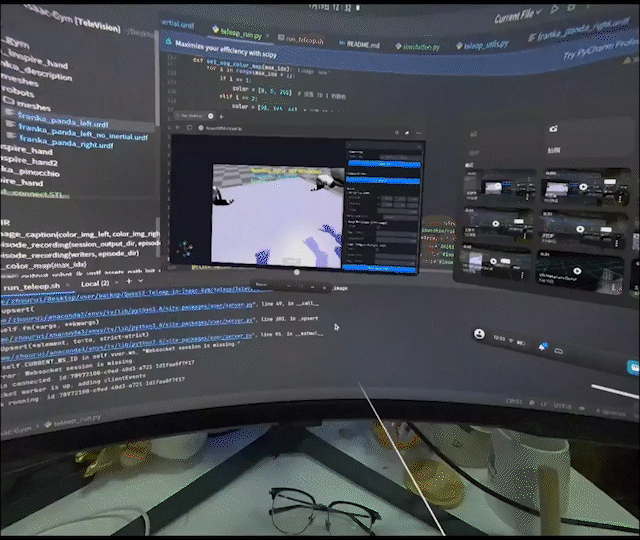 Quest3 Teleop preview